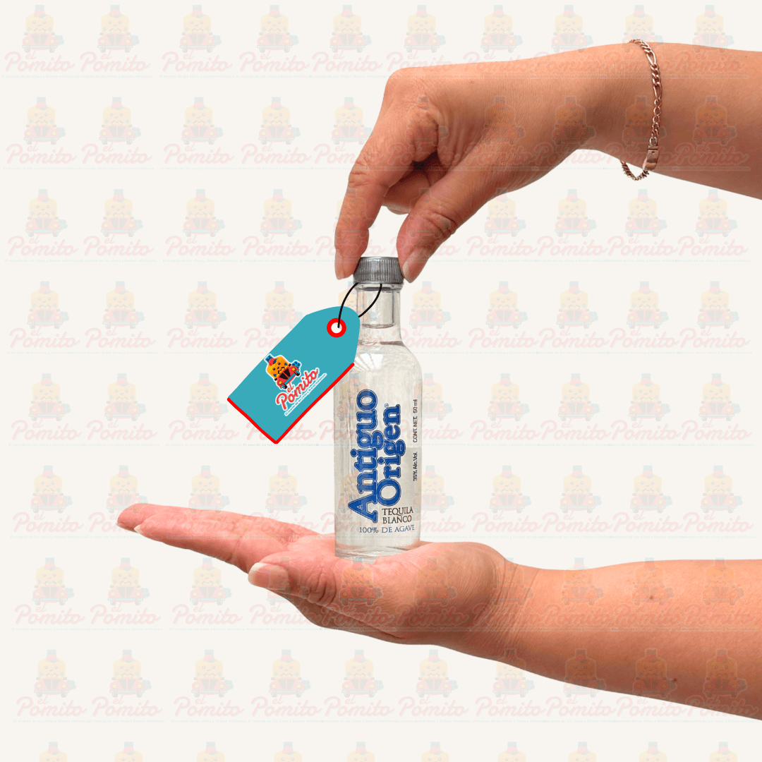 Mini Tequila Antiguo Origen Blanco 50 ml