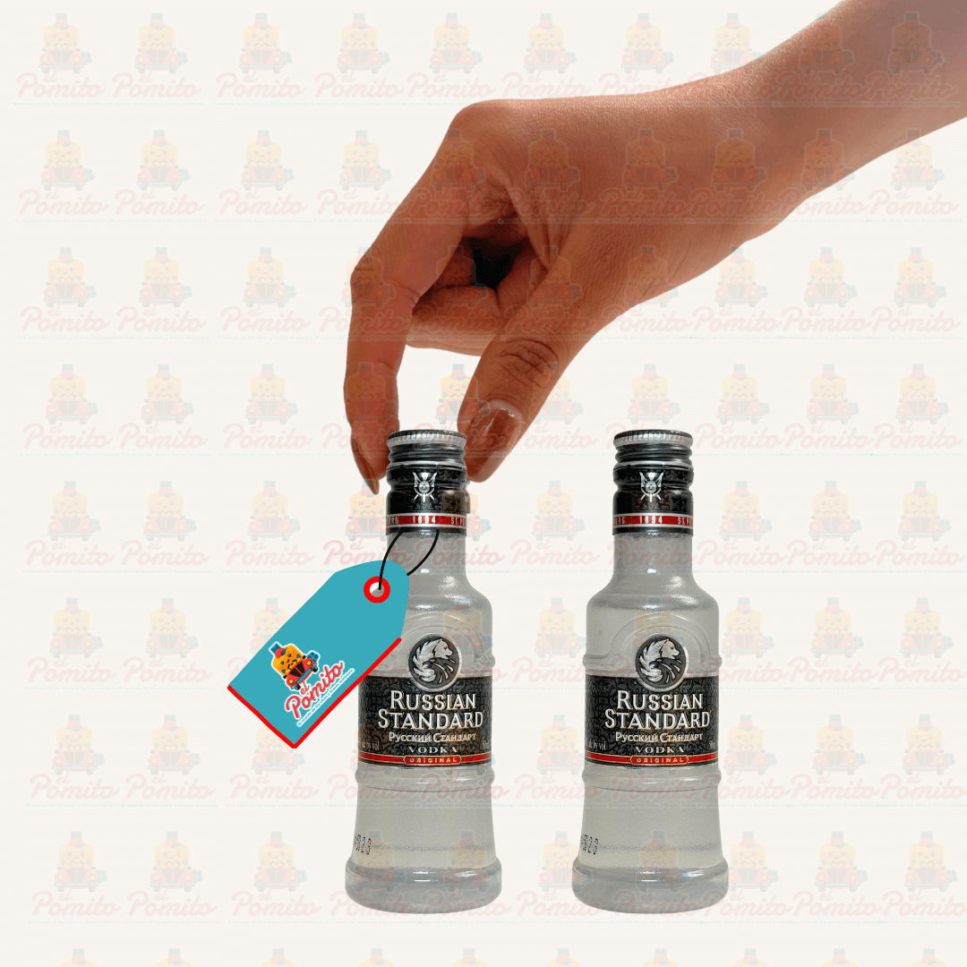 2 Mini Vodka Russian Standard 50 ml.