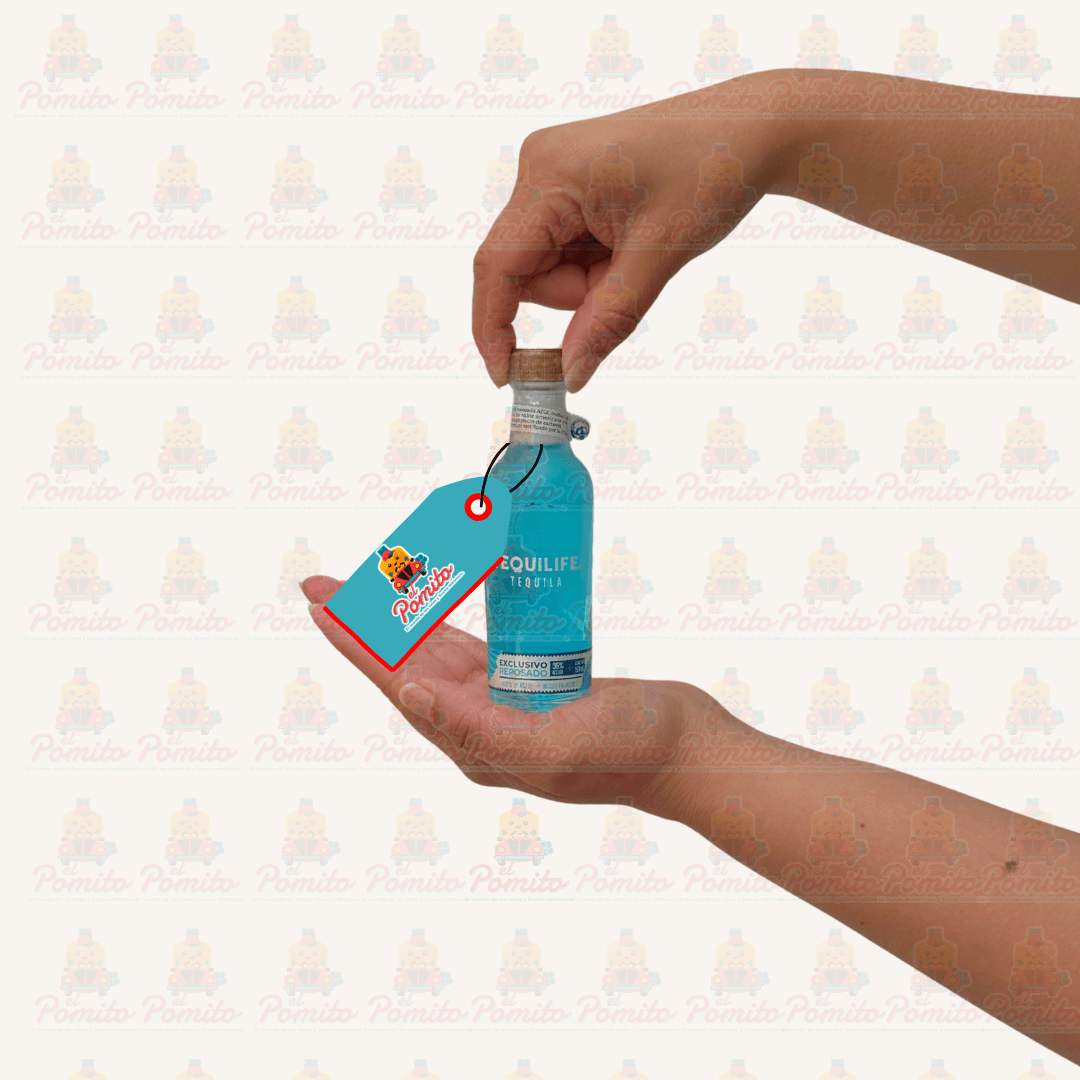 Mini Tequila Tequilife Reposado/Azul 50 ml.