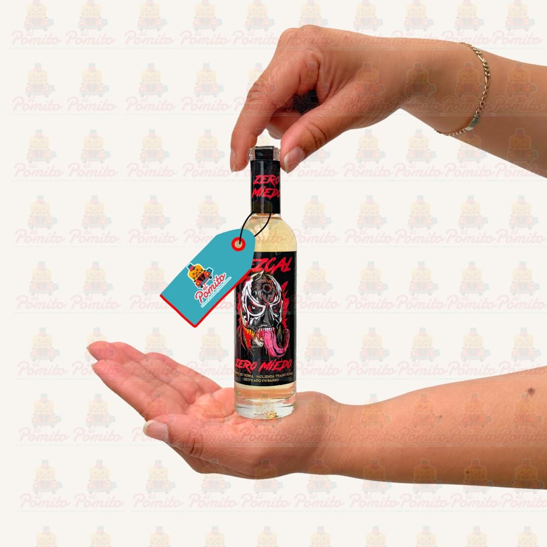 Mini Mezcal Zero Miedo reposado 50 ml.