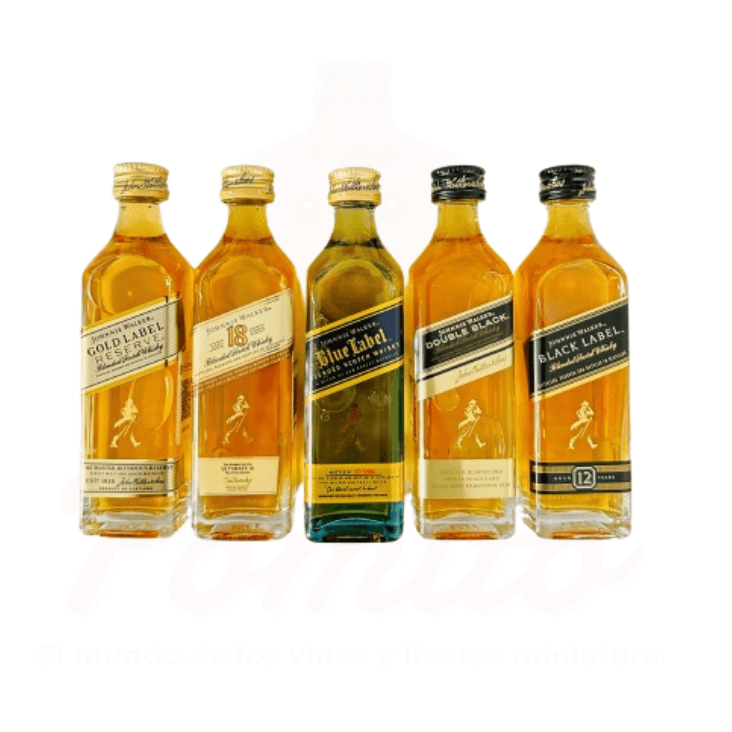 Mini Colección Johnnie Walker 50 ml.