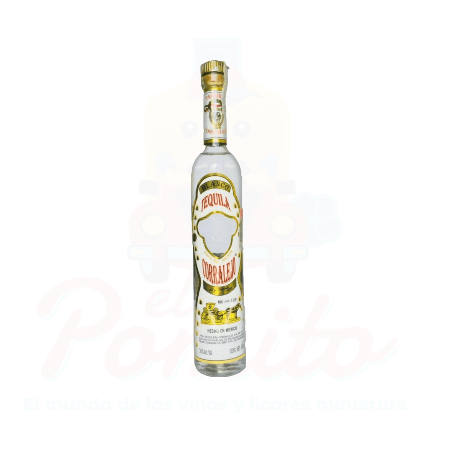 Mini Tequila Corralejo Blanco 100 ml.