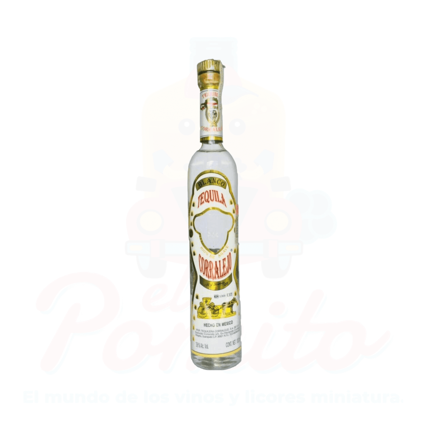 Mini Tequila Corralejo Blanco 100 ml.