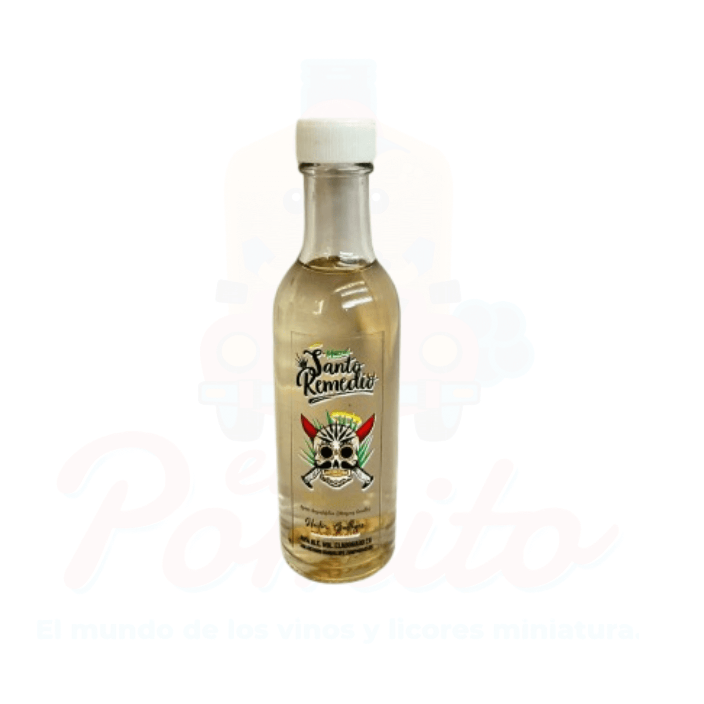 Mini Mezcal Santo Remedio Reposado 50 ml.