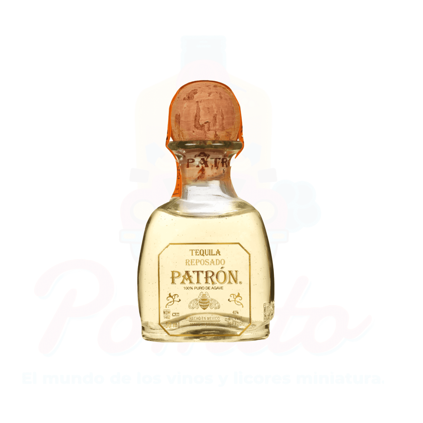 Mini Tequila Patrón Reposado 50 ml.