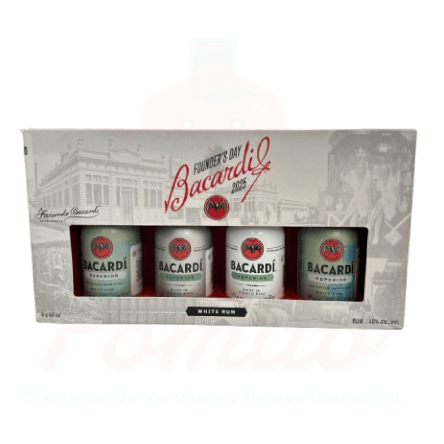 Mini Set Founders Day Bacardi 2025, 50 ml.