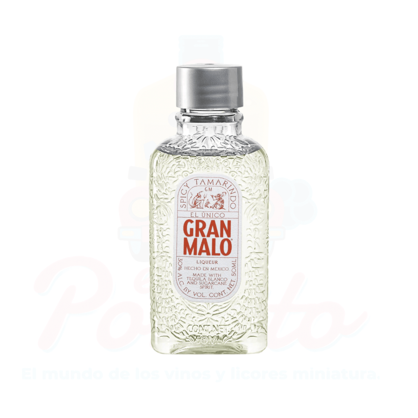 Mini Tequila Blanco Gran Malo Spicy Tamarindo 50 ml.
