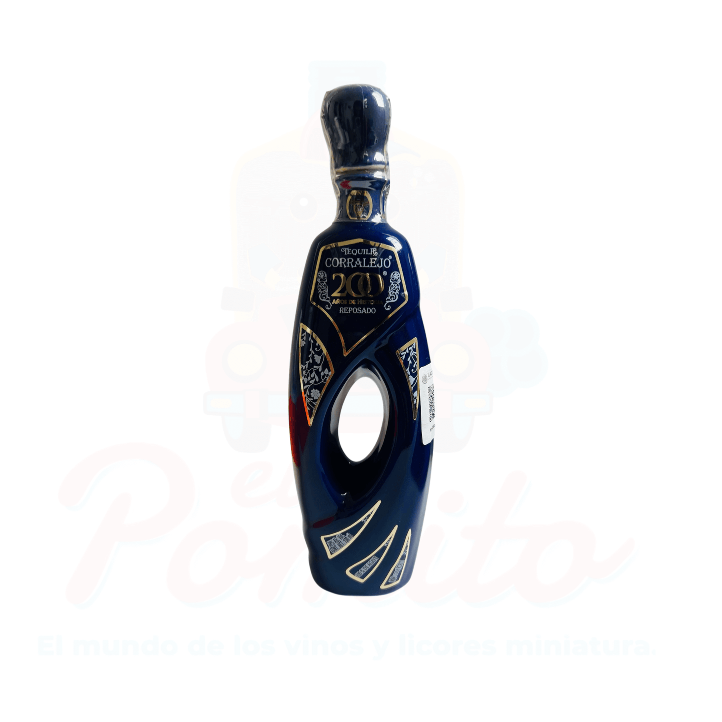 Mini Tequila Corralejo Reposado 200 Años de Historia 100 ml.