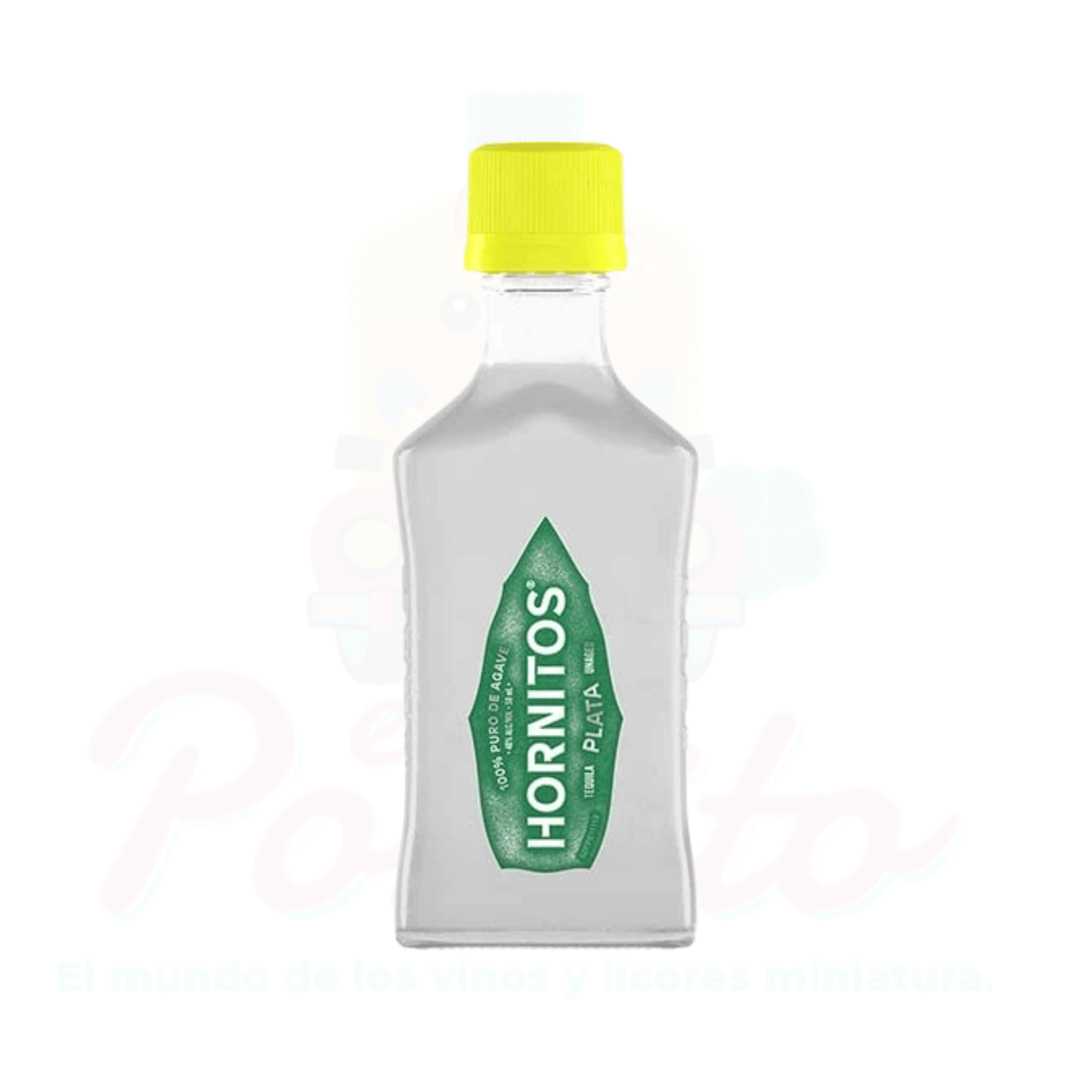 Mini Tequila Hornitos Plata 50 ml.
