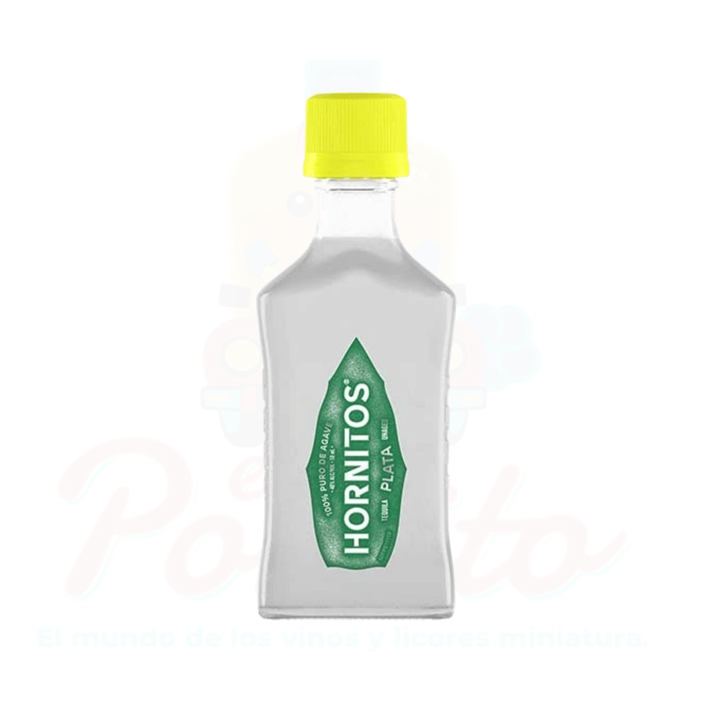 Mini Tequila Hornitos Plata 50 ml.