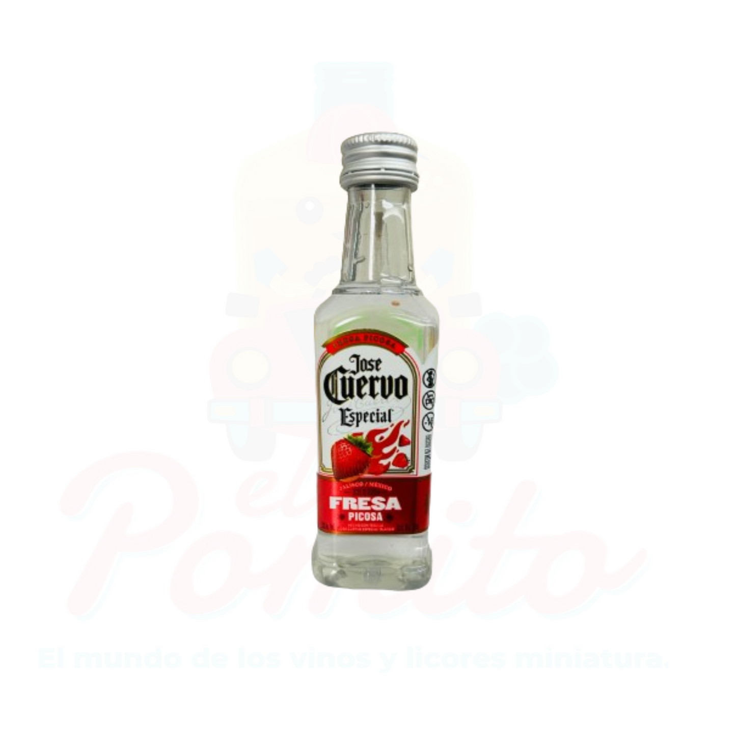 Mini Tequila Jose Cuervo Especial Fresa Picosa 50 ml.