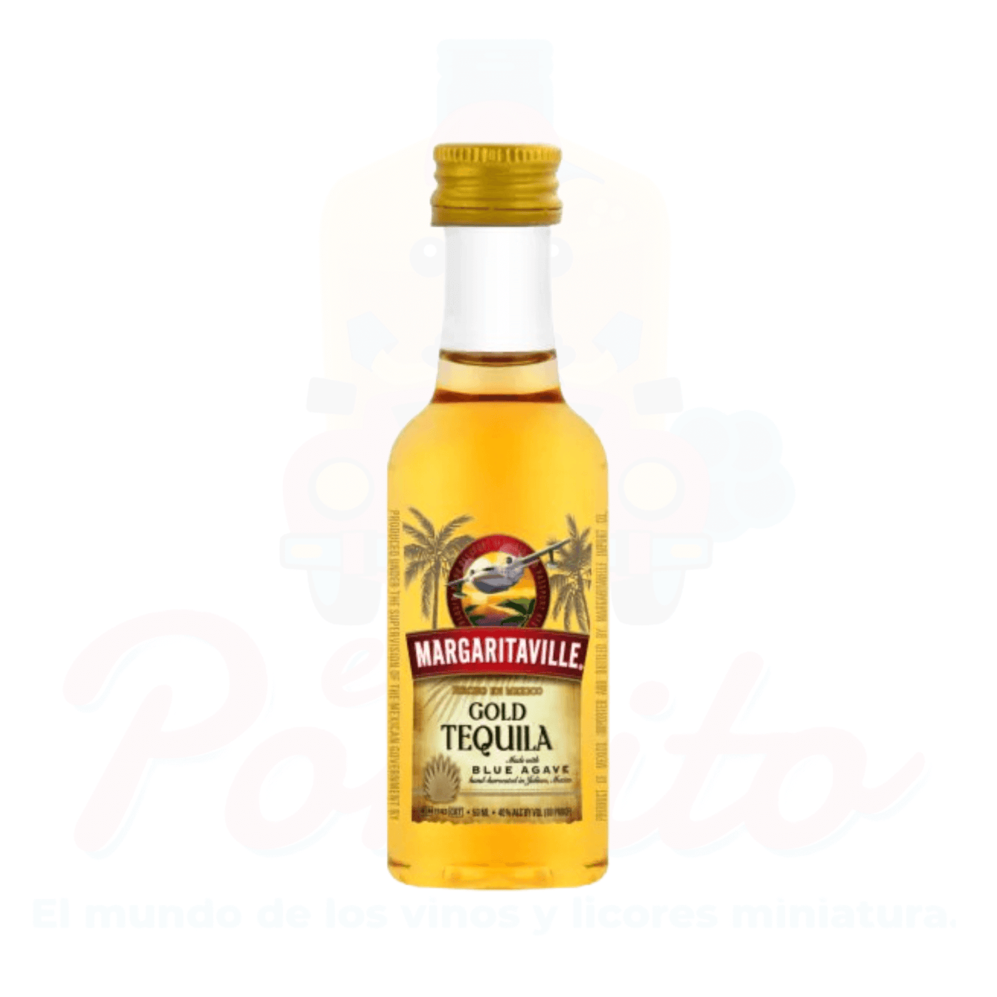 Mini Tequila Margaritaville Gold 50ml.