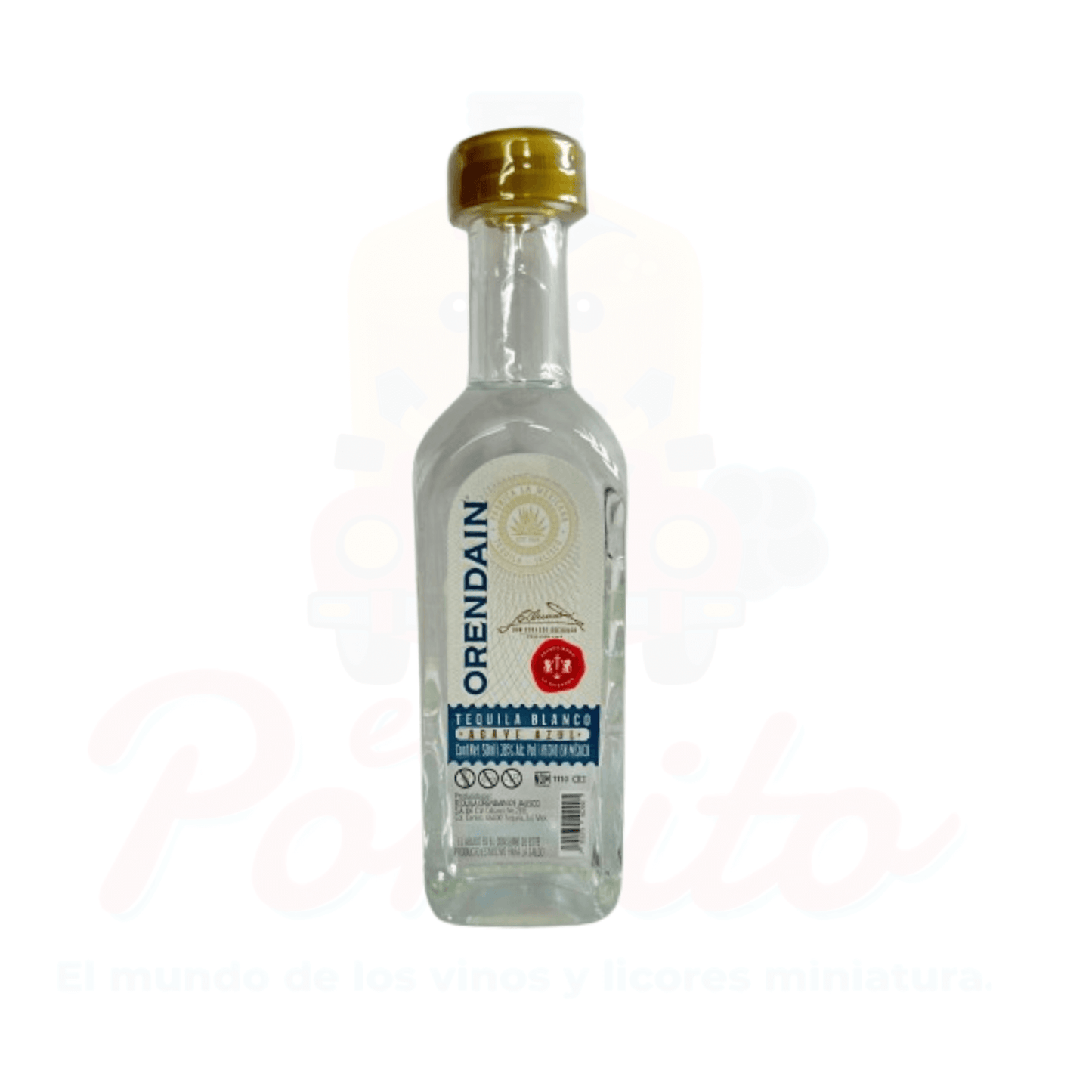 Mini Tequila Orendain Blanco 50ml.