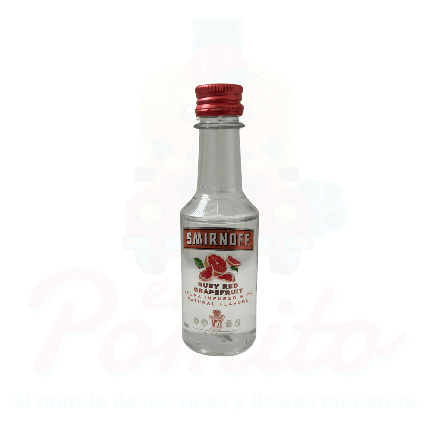 Mini Vodka Smirnoff Ruby Red Grapefruit 50 ml.