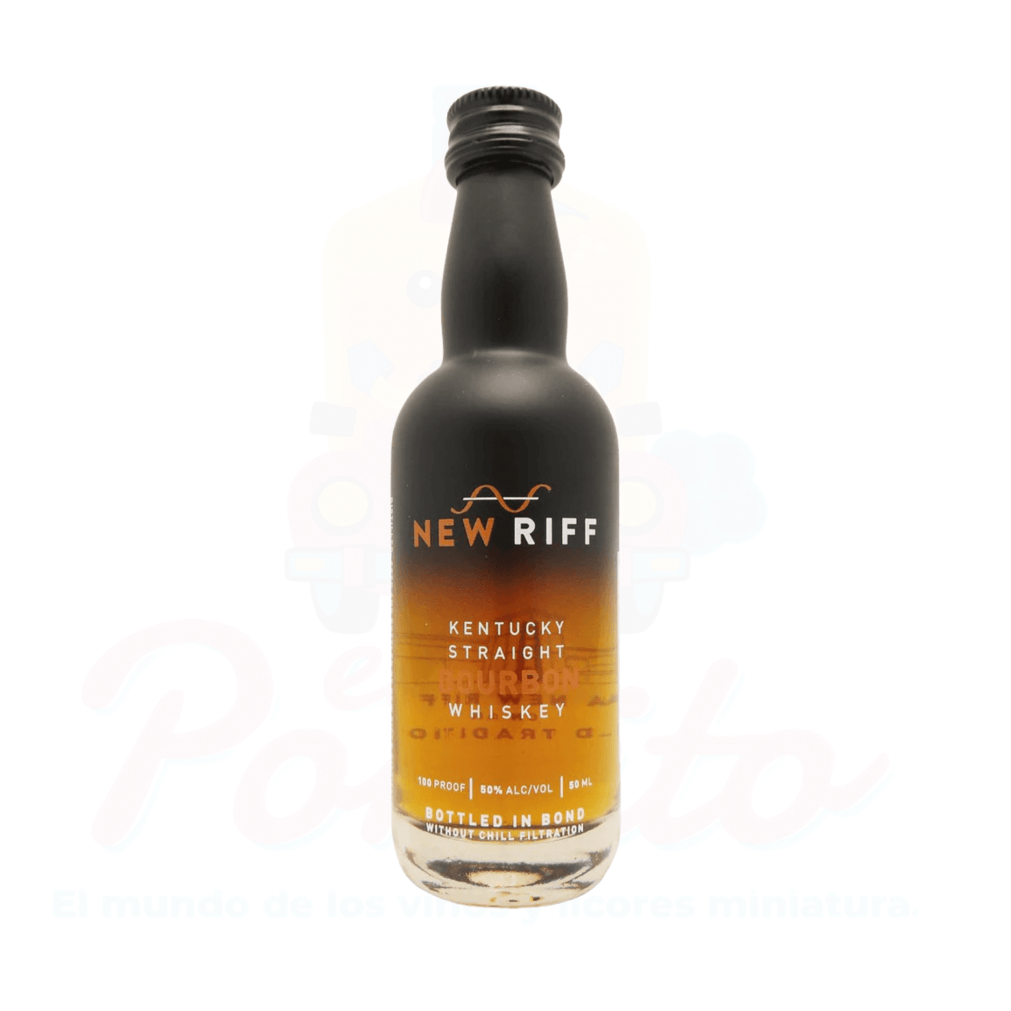 Mini Whisky New Riff Bourbon 50 ml.