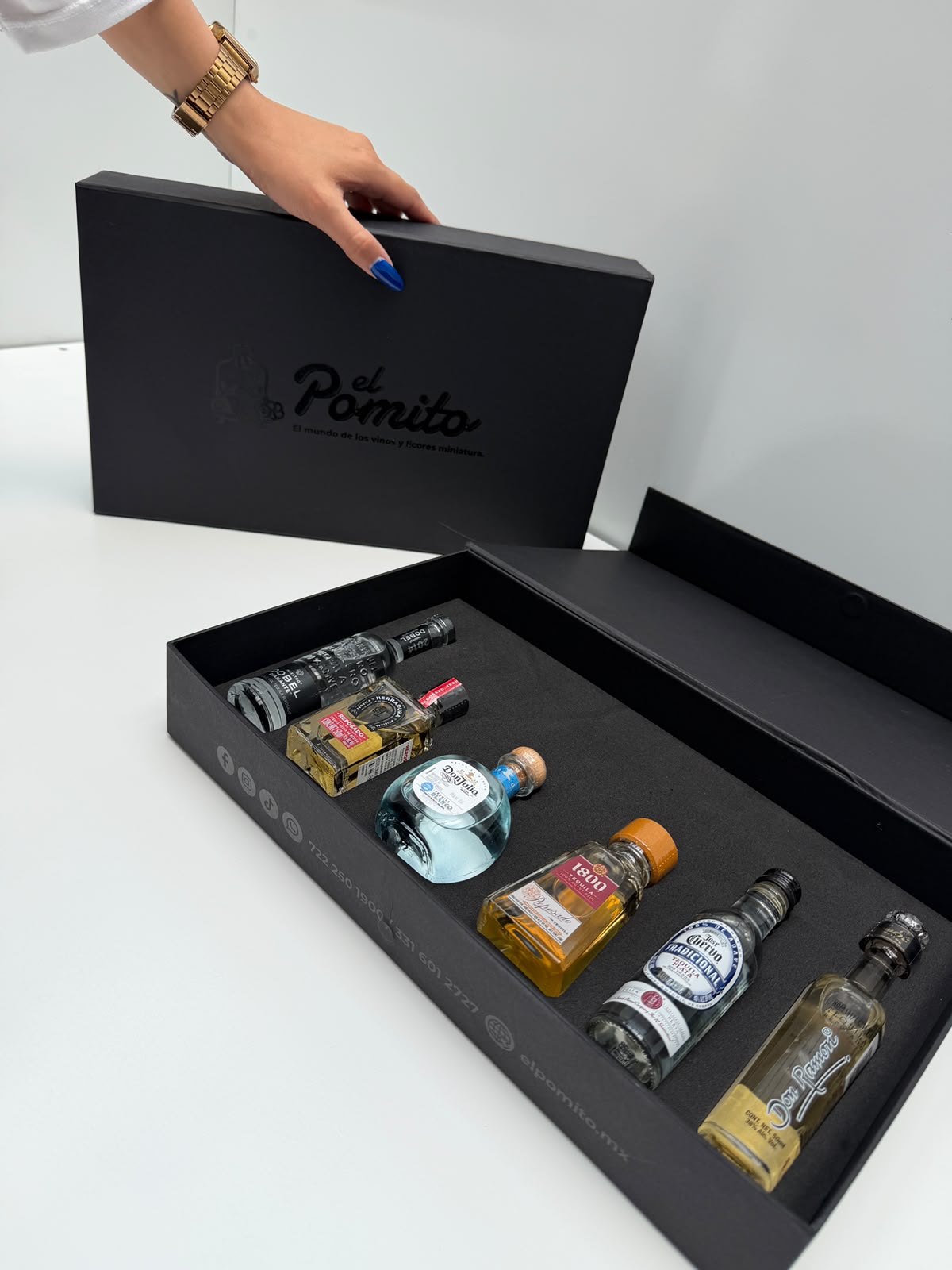 Mini Colección Tequilas Combinado (Reposado y Plata) 50ml