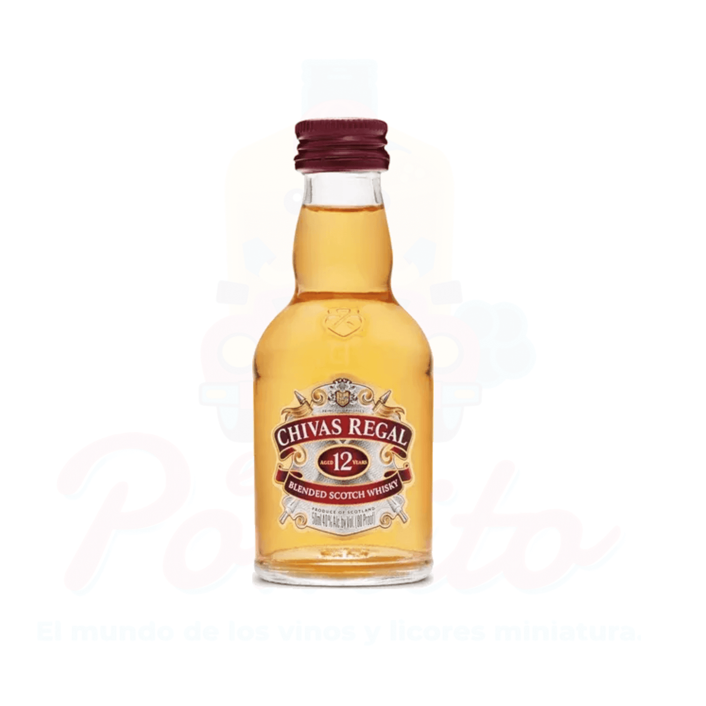 Mini Whisky Chivas 12 50 ml.