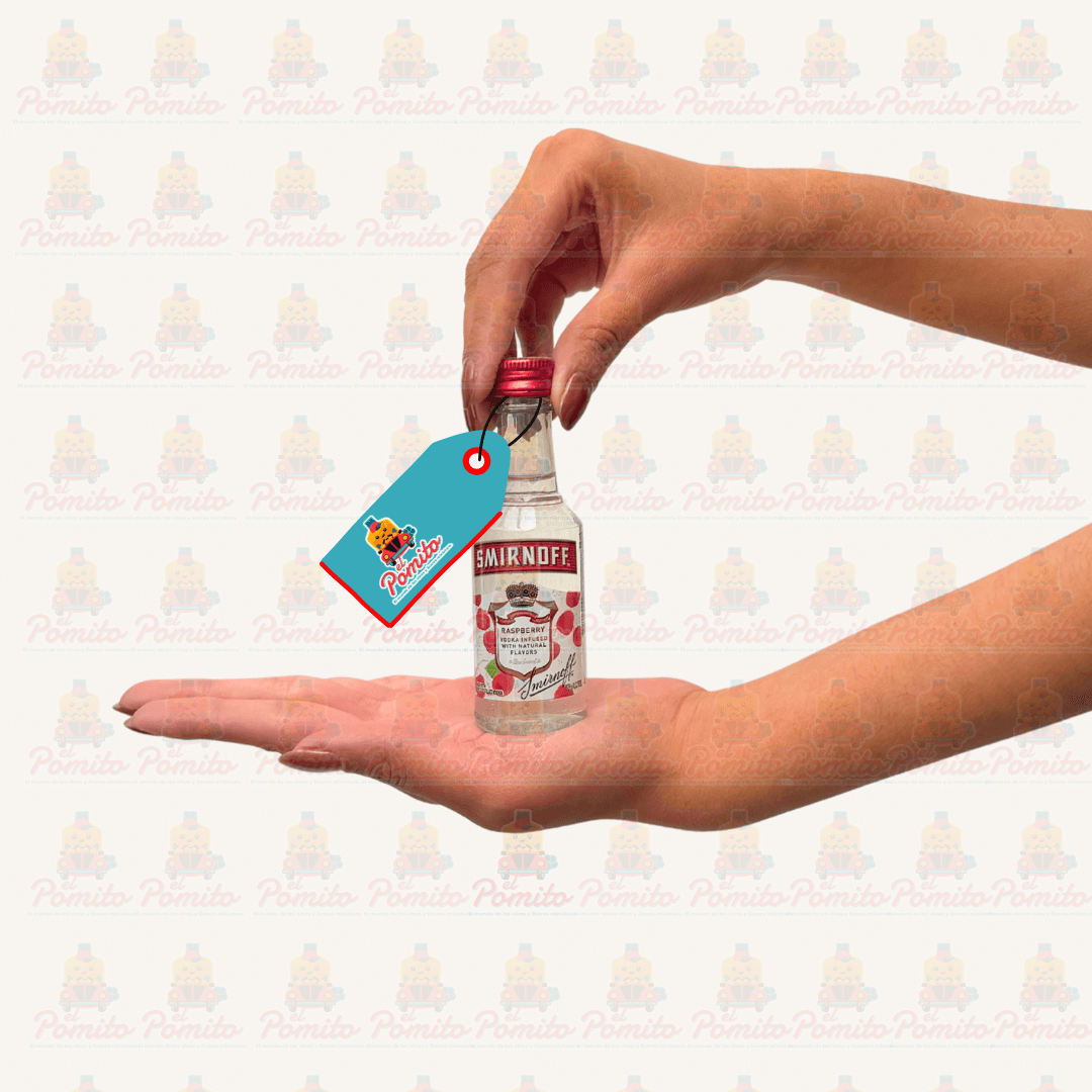 Mini Vodka Smirnoff Raspberry 50 ml.