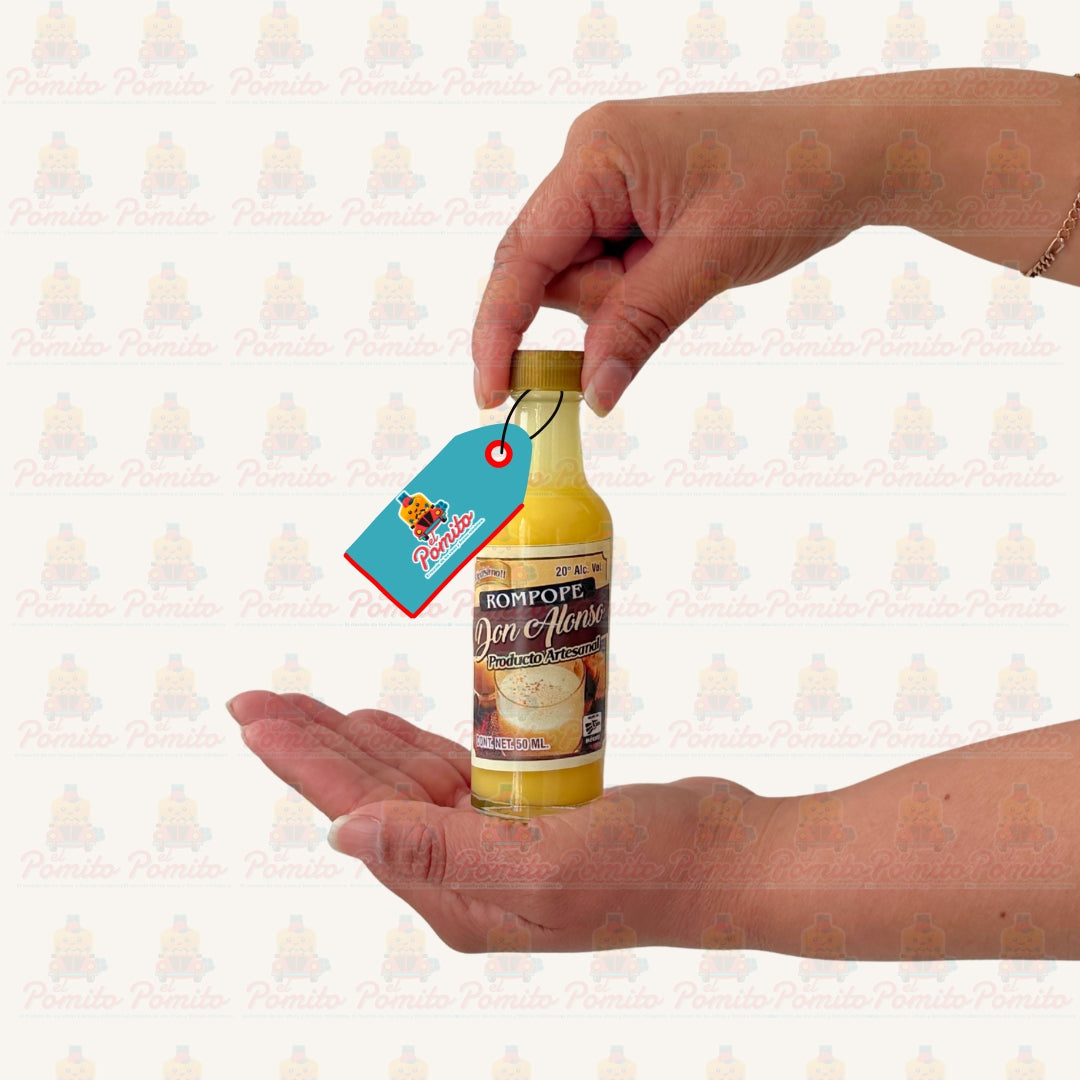 Mini Rompope Don Alonso Sabor Vainilla 50 ml.