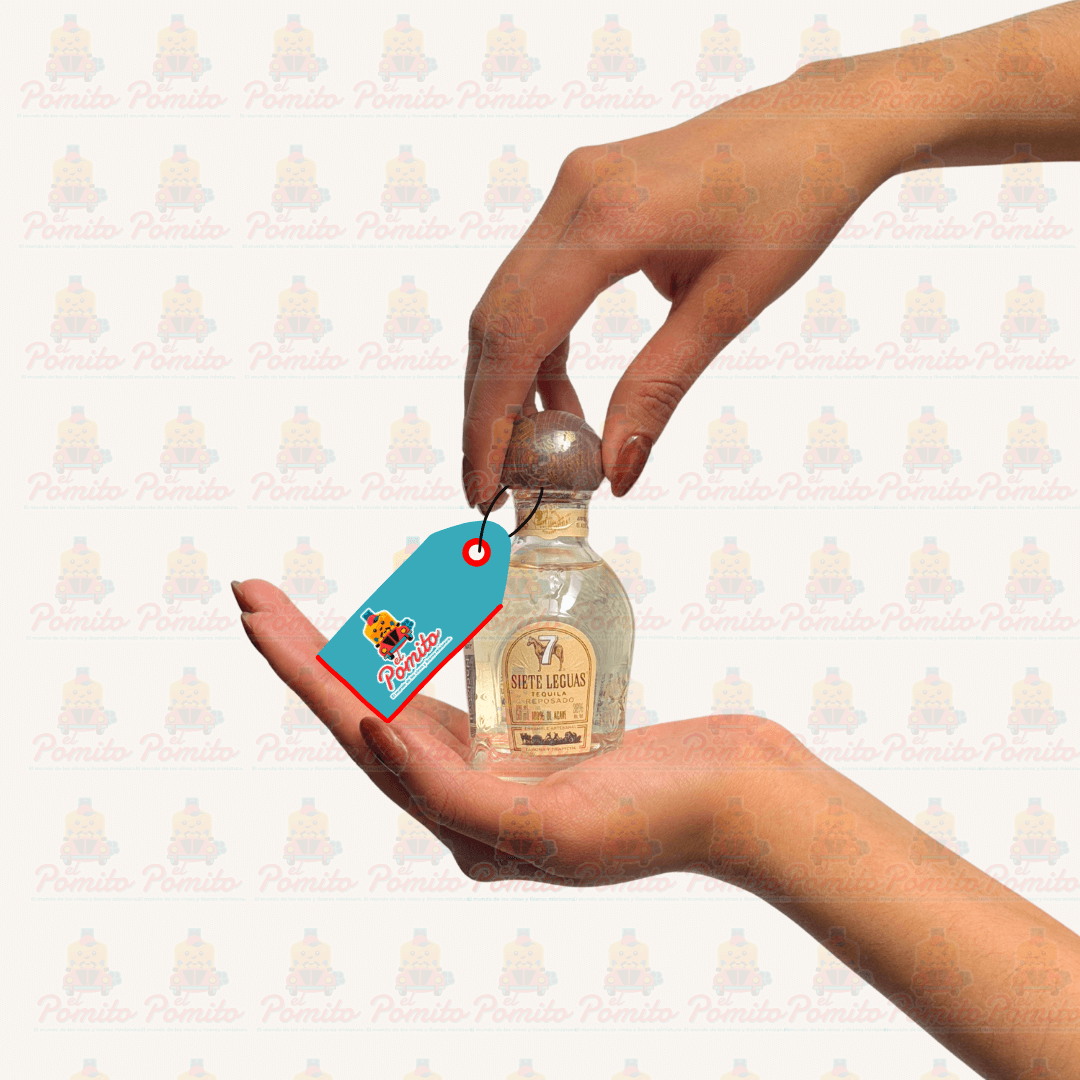 Mini Tequila Siete Leguas Reposado 50 ml.