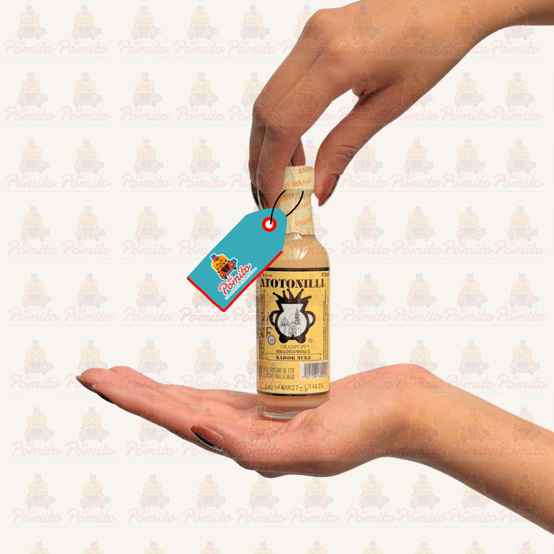 Mini Rompope Atotonilli Sabor Nuez 50 ml.