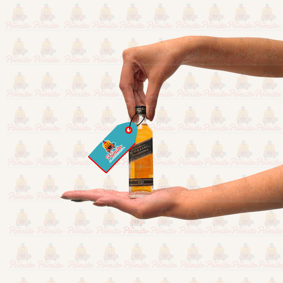 Mini Whisky Johnnie Walker Black Label 50 ml. Vidrio