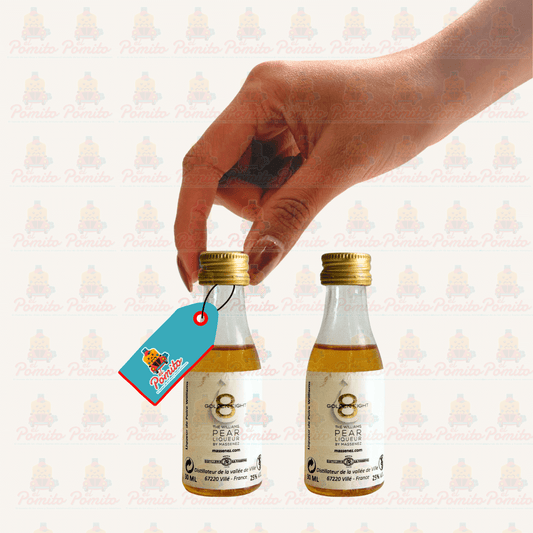 2 Mini Licor de Pera Golden Eight 30 ml.