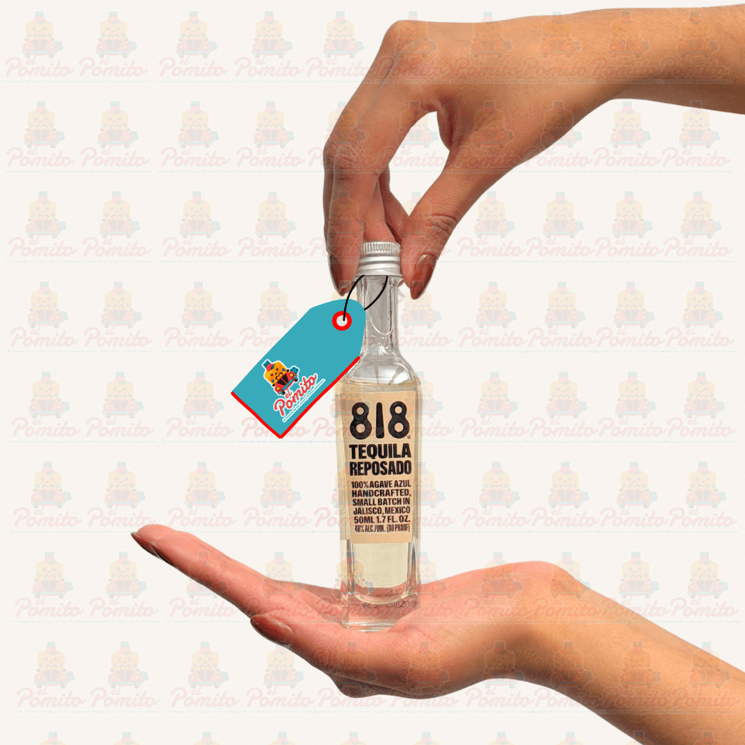 Mini Tequila 818 Reposado 50ml.