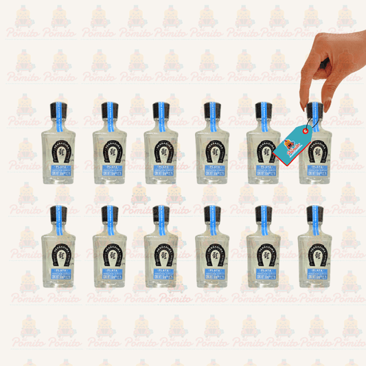 (12 piezas) Mini Tequila Herradura Plata  50 ml.