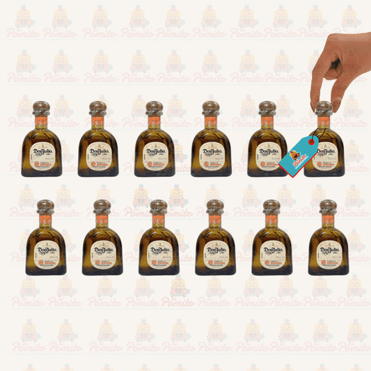 (12 piezas) Mini Tequila Don Julio Reposado 50 ml.