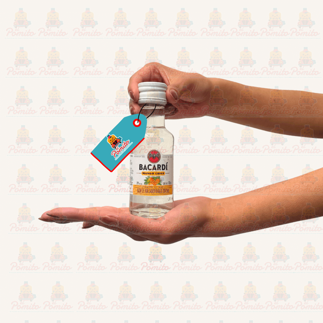 Mini Ron Bacardi Mango Chile 100 ml.