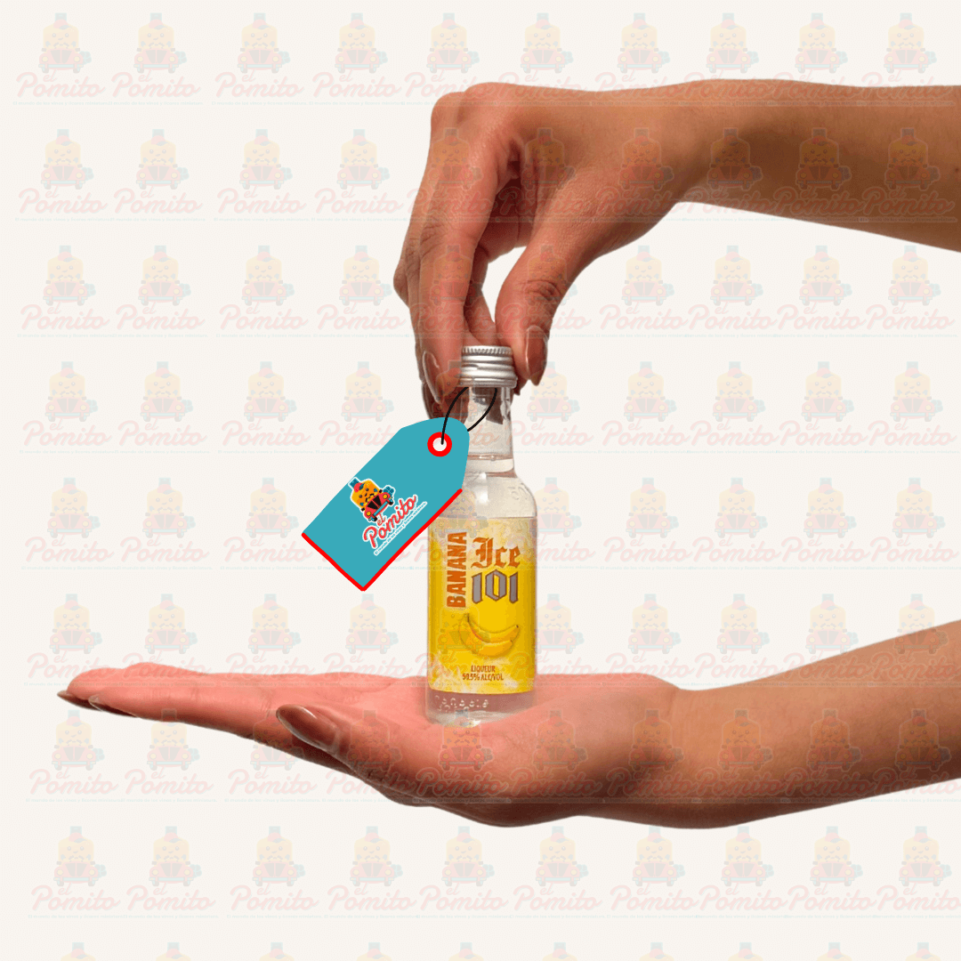 Mini Licor Ice 101 Banana 50ml.