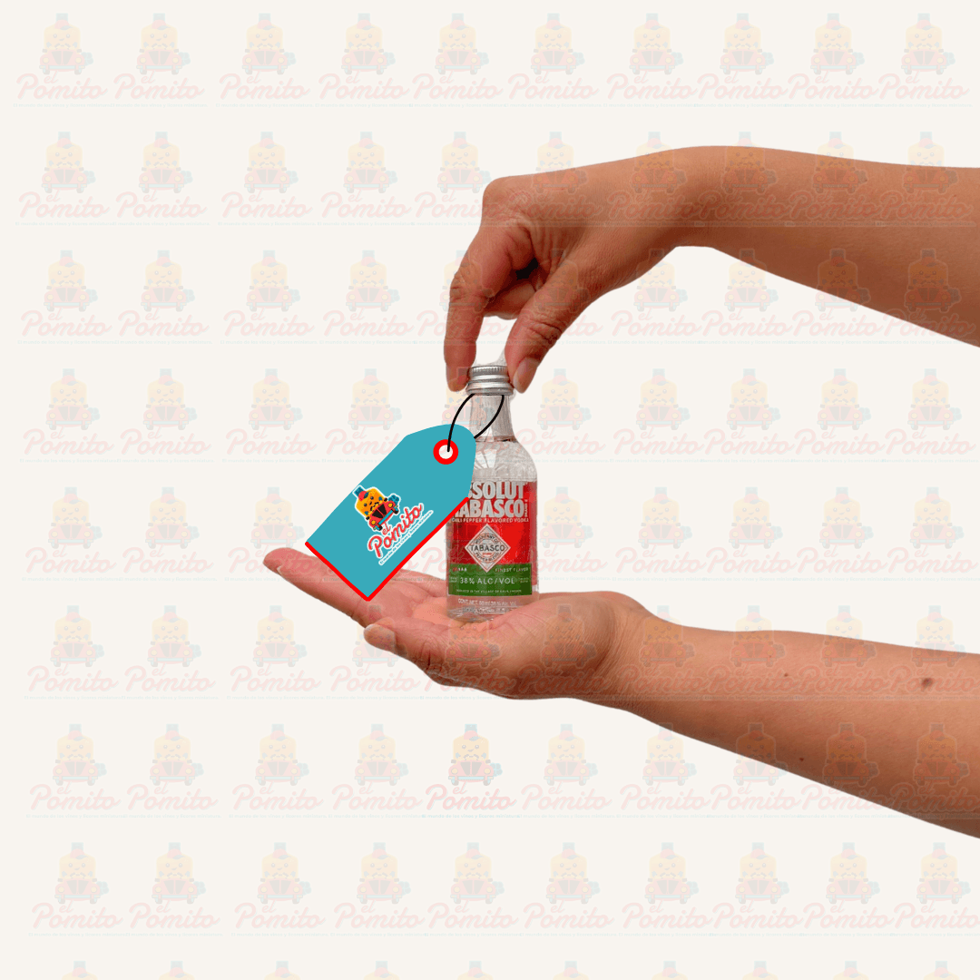Mini Vodka Absolut Tabasco 50 ml.
