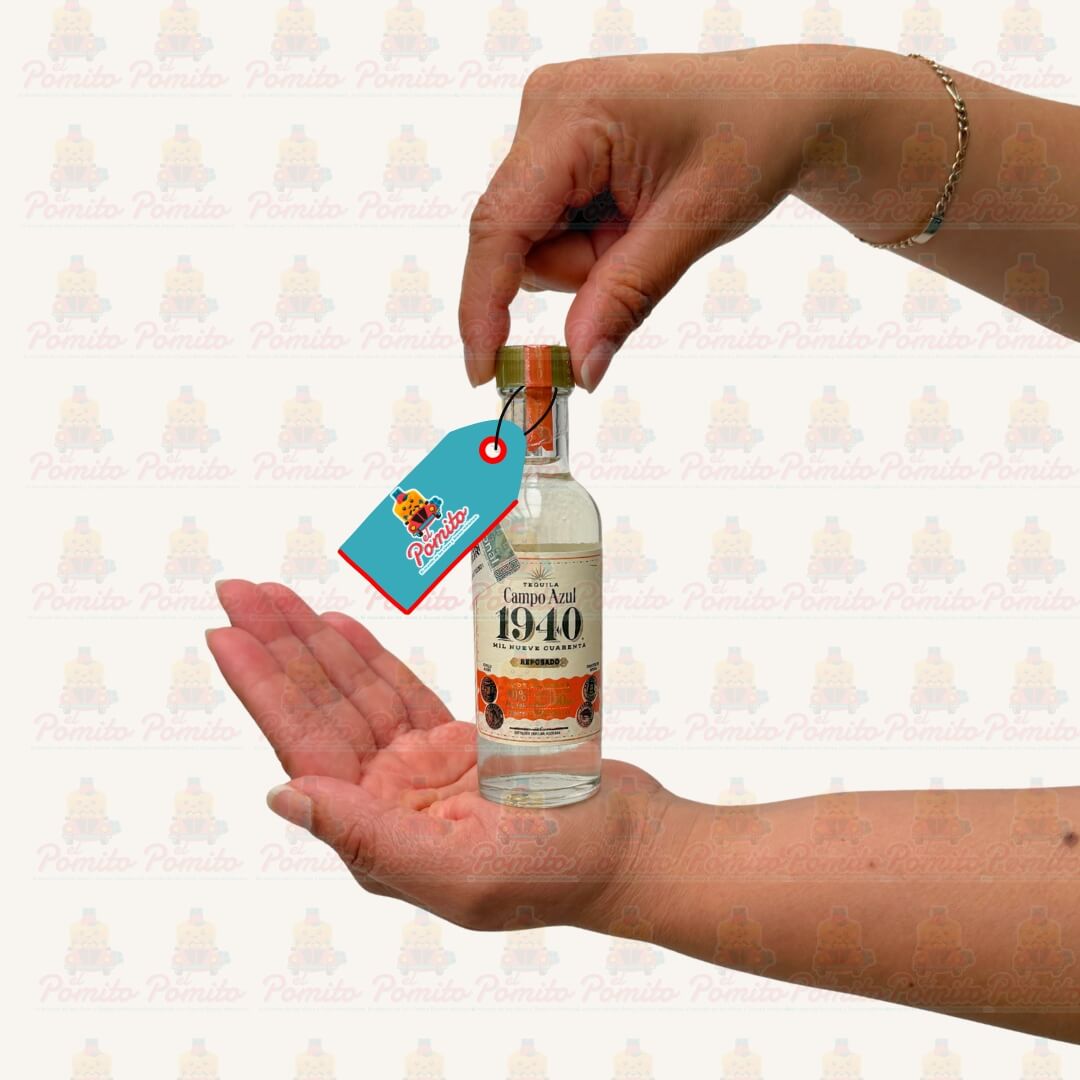 Mini Tequila Campo Azul 1940 Reposado 50 ml.