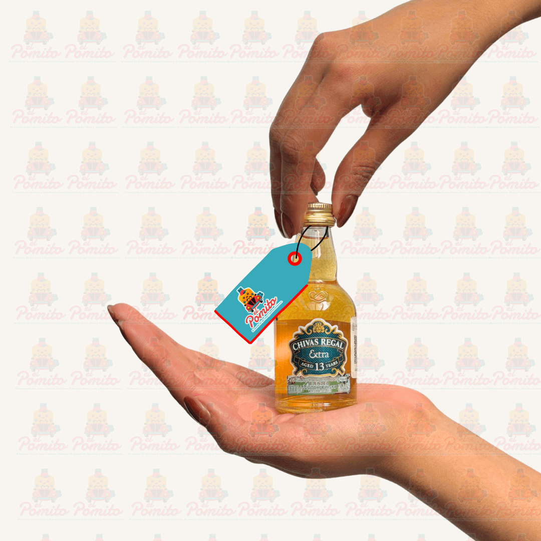 Mini Whisky Chivas 13 50 ml. Terminado en Barricas de Tequila