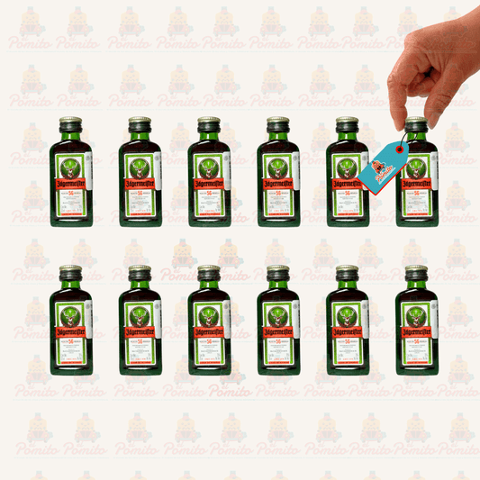(12 piezas) Mini Jagermeister 20 ml.