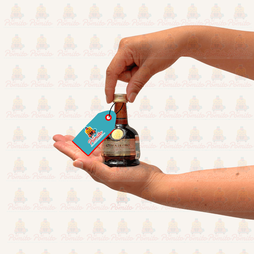 Mini Brandy Azteca De Oro 50 ml.