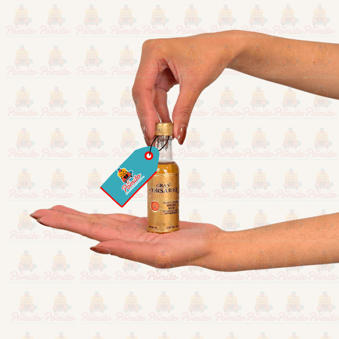 Mini Ron Gran Corsario Spiced 50ml.