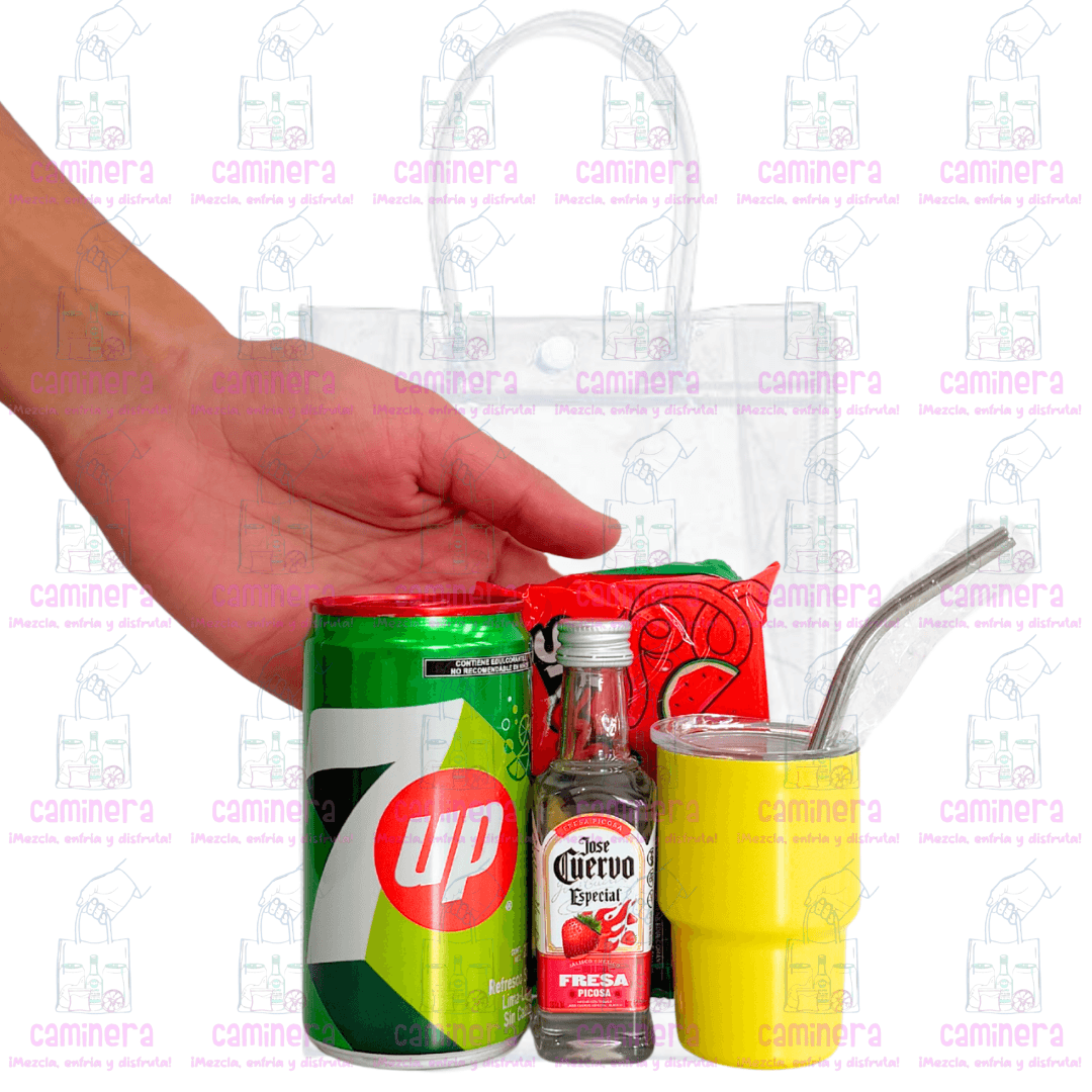 Mini Kit La Niña Fresa (Con Mini Termo)