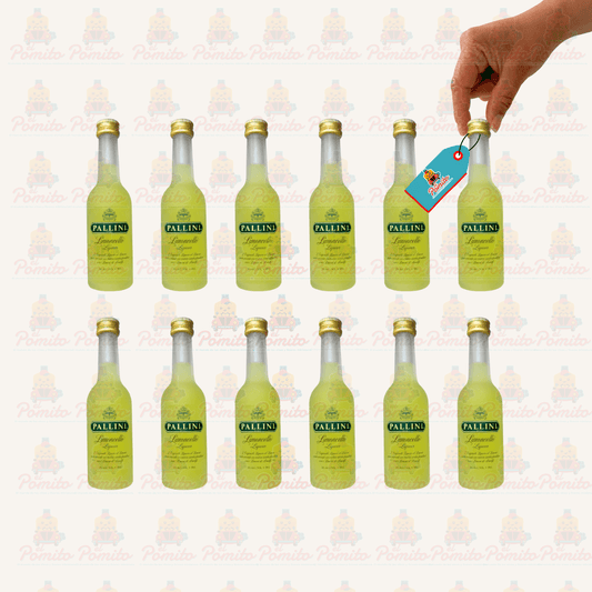 (12 Piezas) Mini Licor Limoncello Pallini 50 ml.