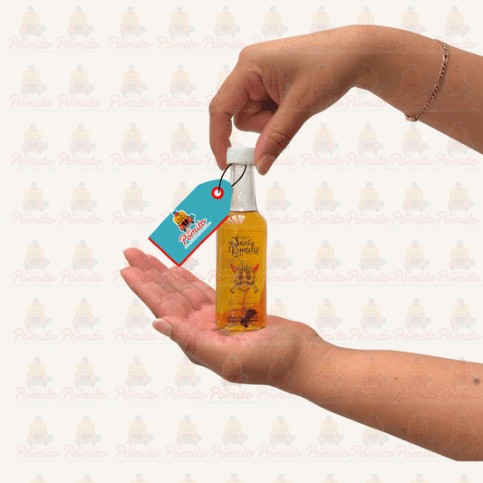 Mini Mezcal Santo Remedio Reposado con Hormiga Chicanata 50 ml.