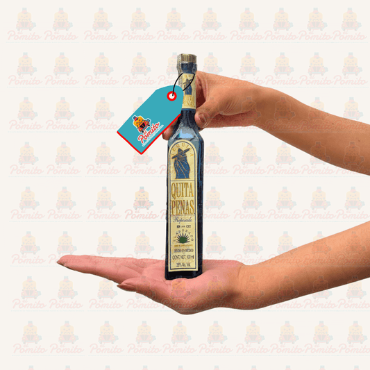 Mini Tequila Quita Penas Reposado 100 ml.