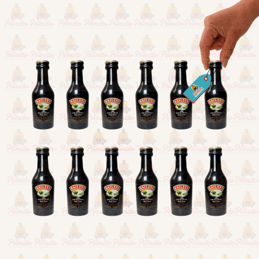 (12 piezas) Mini Crema de Whisky Baileys 50 ml.