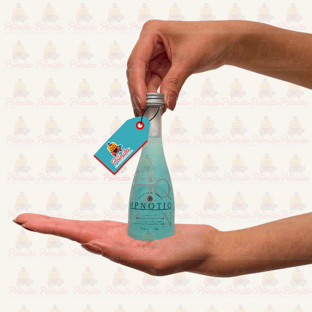Mini Licor Hpnotiq 50 ml. Botella de Vidrio