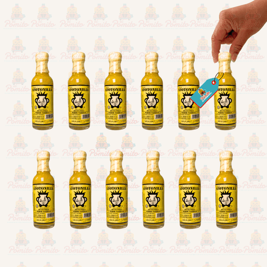 (12 Piezas) Mini Rompope Atotonilli Sabor Vainilla 50 ml.