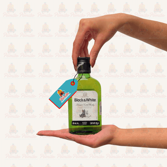 Mini Whisky Black and White 200 ml.