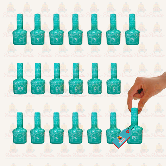 (20 Piezas) Mini Crema de Tequila 1921 Verde 50ml.