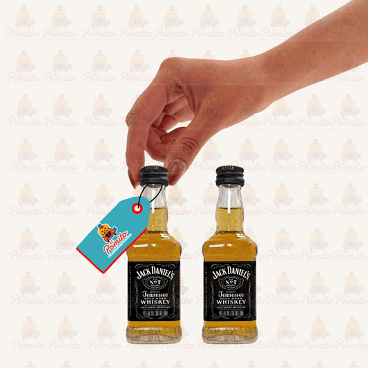 2 Mini Whisky Jack Daniels Tennesee 50 ml. Vidrio.
