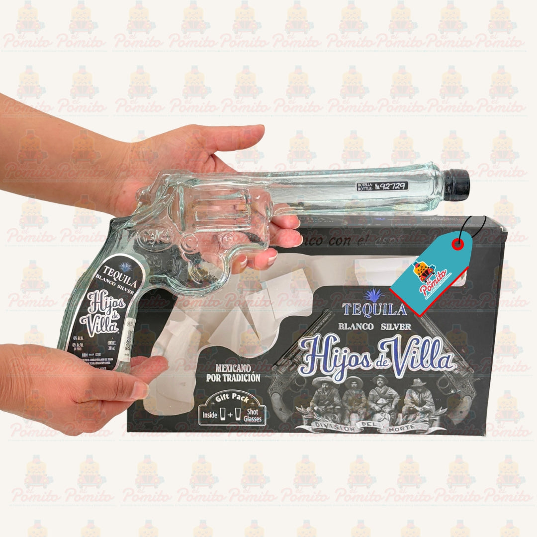 Tequila Blanco Hijos de Villa (Pistola) 200 ml