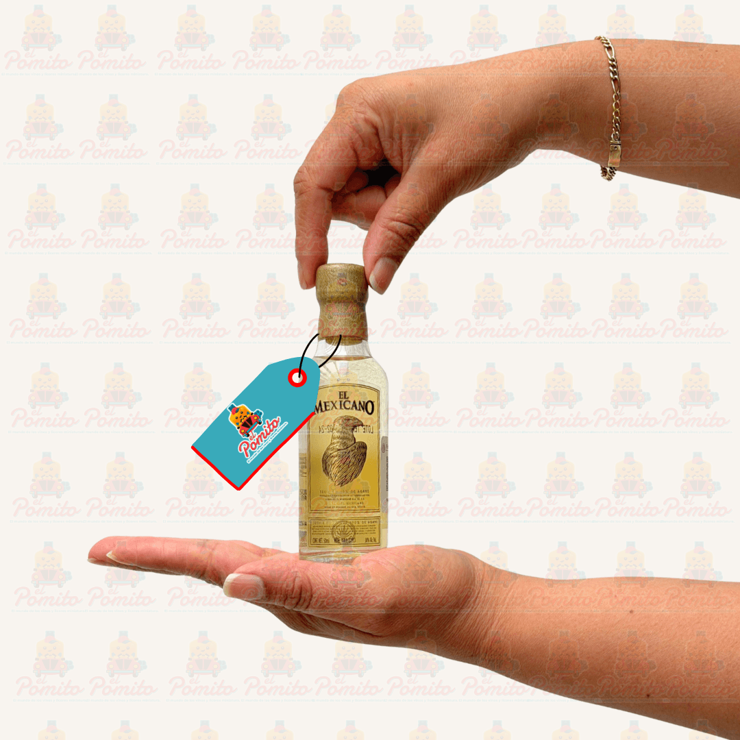 Mini Tequila El Mexicano Reposado 50 ml